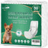 IMMCUTE Dog Diapers Male 50 Ct, XS Size, Super-Absorbent Male Dog Wraps