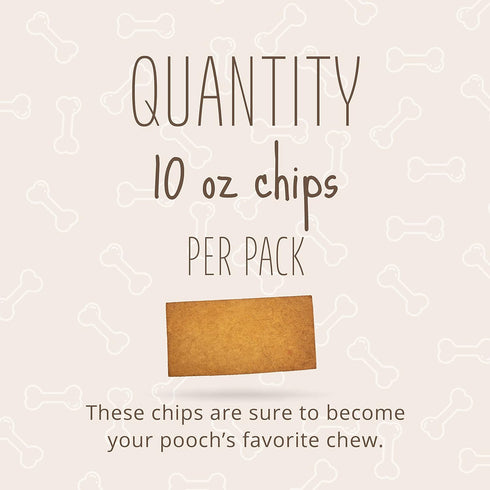 Better Belly Pork Hide Chips, 10 Ounce, Digestible Pork Hide for Dogs (P-94450)