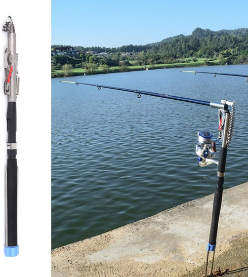Lixada Fishing Pole 3.0m - Adjustable Telescopic Rod for Sea River Lake Pool Fishing