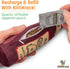 KittiLush 2-Pack Organic Silvervine Catnip Substitute Toys - 100% All-Natural Refillable Wine Bottle Kicker