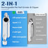 2-in-1 Trimmer 3 Dog Nail Clippers & Grinder with Light, Quiet Electric Pet Nail for Large Medium Small Dogs & Cats
