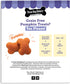Three Dog Bakery Grain Free Wafers Baked Dog Treats, Pumpkin, 13 oz