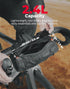 KEMIMOTO Bike Handlebar Bag with Rain Cover, Front Bike Bag for Bicycles with Dual Waterproof Zippers