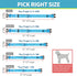 BAAPET Comfortable Dog Collar with Double Security Dual D-Ring and ID Tag Hanger for Small, Medium, Large Dogs (XS -
