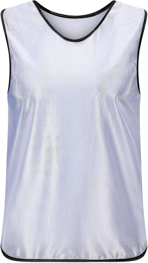 TopTie Scrimmage Training Vests Soccer Bibs Sports Pinnies Practice Jersey for Adult