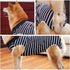 Dog Recovery Suit for Abdominal Wound, Post-Operative Vest for Pets After Surgery, Substitute E-Collar & Cone (L, Blue