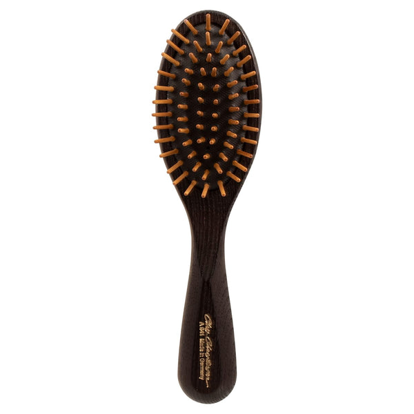 Chris Christensen Dog Brush, 20 mm Oval - Wood Pin Series, 100% Static-Free, Real Wood Pins, Reduces Painful Pulling,