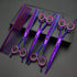Professional Dog Grooming Scissors Set 7.0 inches - Straight, Thinning, Curved, Chunkers & Comb, 5pcs