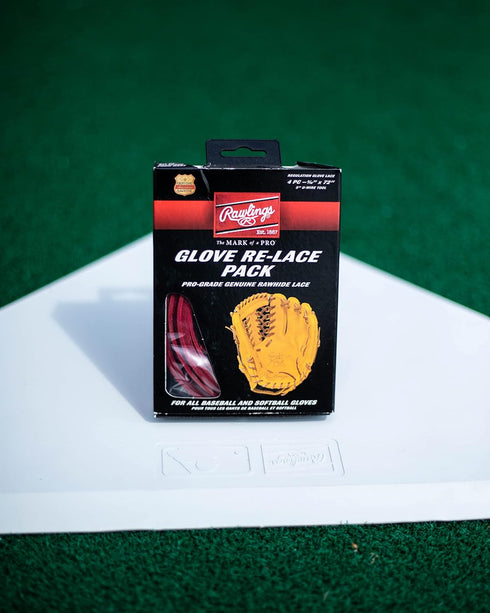 Rawlings Glove RE-LACE Pack for Baseball/Softball - Includes 4 pcs. Standard Lace with Tool