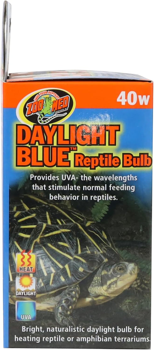 Zoo Med Daylight Blue Reptile Bulb, 2 Pack, 40 Watts