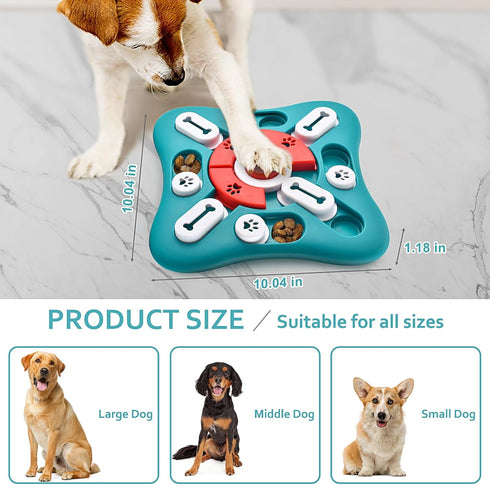 Dog Puzzle Toys - Treat Dispensing Enrichment Toys for IQ Training and Brain Stimulation for Dogs