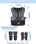 StarknightMT Kids Motorcycle Armor Suit - Youth Riding Protective Gear Chest Protector for Dirt Bike, Black