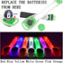 Premium LED Light Up Armband, Reflective Adjustable Wearable Silicone Running Belt for Outdoor Sports