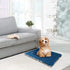 KROSER Fancy Dog Crate Pad, Reversible Dog Bed Mat for Small to XXX-Large Dogs, Grey, Navy, Star Pattern