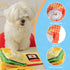 Dog Enrichment Toys, Interactive Sniff Mat, Cute Slow Feeder Snuffle Book for Pets