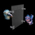 Aquarium Fish Tank Divider Acrylic Isolation Grid Board with Suction Cups Included Clear Fish Separator Transparent Plate Baffle Cover Blocking Fish Partition Net Freshwater Ornament 30*40cm