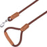 Mile High Life Premium Leather Dog Leash - Strong Rope Leash with Leather Handle, 4/5/6 Feet for Small Medium Large Dogs