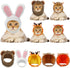 5 Pcs Cat Hat - Adorable Costume Bunny Hat with Ears for Cats and Small Dogs, Party Accessory Headwear