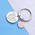 Dog Groomer Thank You Keychain - Dog Groomer Birthday Keychain for Women