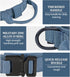 COOYOO 3-Piece Tactical Dog Collar Set - Adjustable Military Nylon with Control Handle and Heavy Metal Buckle for Dogs