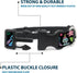 Buckle-Down Plastic Clip Collar - OHANA MEANS FAMILY/Stitch & Scrump Poses/Tropical Flora, Small, 9-15" Neck
