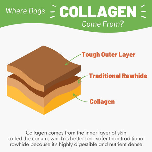 MON2SUN Dog Treats - 10.58oz (40 Count-Pack of 1) 5 Inch Chicken Wrapped Collagen Sticks for Small Dogs