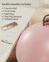 YOTTOY Anti-Burst Exercise Ball for Working Out, Yoga & Pregnancy, Extra Thick Workout Ball for Physical Therapy