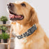 2 PCS Adjustable Cotton Dog Collar, Soft Cute Flower Design - 3 Sizes for Small, Medium & Large Dogs (Flower-4,