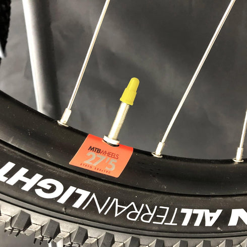Yellow Presta Valve Stem Caps - 20 Pack Plastic Tire Valve Caps for Presta/French Valves, MTB, Road Bike