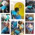 CHBORCHICEN Small Dog Sweaters, Knitted Pet Cat Warm Sweatshirt for Winter (Medium, Sky Blue)