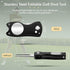 Skylety 4 Pcs Golf Divot Repair Tool - Metal Foldable Switchblade with Magnetic Pop-up Button Ball Marker