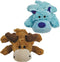 KONG Cozie Marvin The Moose Plush Dog Toy and Medium Cozie Baily
