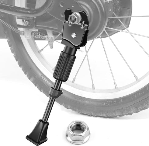 SEISSO Bike Kickstand for Kids Bike 12 14 16 18 20 inch Wheel, Adjustable Rear Mount Bicycle Kickstands