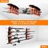 Fishing Rod Holders, Fishing Pole Holders for Garage, Wall or Ceiling Mounted Fishing Rod Rack Holds Up to 10 Rods(1 Pack)