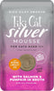 Tiki Cat Silver Mousse with Salmon & Pumpkin in Broth, Nutrient Rich for Older Cats Aged 11+, 2.9 oz. Pouch (Pack of 12)