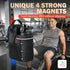 4KG Magnetic Gym Bags with Water Bottle Holder, Non-Slip Strong Magnetic Gym Water Bottle Bag, Crossbody Sling Pouch