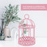 Metal Wall Hanging Bird Cage, Mini Desktop Storage Decor, Hollow Iron Organizer for Home Office