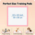 23" 23", 6-Layer 100 Count MoMoCo Pink Puppy Pads x Super Absorbent Dog Pee Pads, Leak-Proof Training Pads for Hardwood