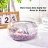 EZEELAI 0.5 Lb/230g 3-5mm, Amethyst Crystal Chips Bulk Tumbled Crushed Stones Natural Crushed Crystal Quartz Healing