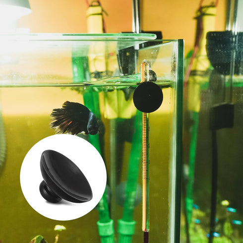 10pcs 1 Inch Fish Tank Suction Cups, Rubber Clips for Aquarium Attachments, Fish Tank Pump and Aeration Setup