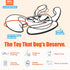 Tough Dog Toys for Aggressive Chewers - Durable Dog Chew Toys for Large/Medium Breeds, Teething Toys for Boredom