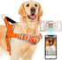ADVENTUREMORE No Pull Large Dog Harness with QR Code Tag, Adjustable Reflective Vest for Training Walking XL