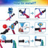 Kids Bike Horn Set with 2 Pcs Handle Streamers, Bicycle Bell and Windmill Accessories for Girls or Boys