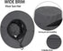 Summer Sun Hat for Men & Women, Beach Wide Brim Outdoor Protection Packable Mesh Bucket Cap