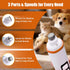 TAILNERY 2026 3-Speed, 3-Port Trimmer Upgraded Dog Nail Grinder Quiet with LED Light & Low Noise - Professional Dog