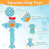 Squeaky Dog Toys for Medium and Small Dogs:Interactive Tug of War Dog Toy for Puppy Teething-Great Plush Dog Toy for Dogs to Keep Them Busy