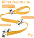 JIMEJV 3 Pack Communication Dog Doorbells, Pet Training Bells for Go Outside Potty Training and Device Large Loud Dog
