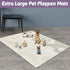 63 inch VCEPJH Extra Large Rabbit Cage Liner Reusable Washable Bunny Floor Mat Soft Animal Bedding Cage Flooring Pads