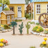 3pcs Beaupretty Artificial Cactus Plants Figurines for Reptile Environment Decoration, Simulation Succulent Miniature