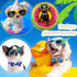 20pcs Ocean-Themed Dog Bow Ties for Small Medium Dogs, Adjustable Pet Bowtie Collar Charms, Sea Pattern Necktie for